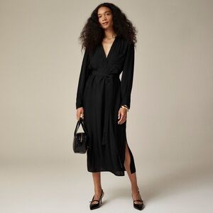 NWT J.Crew Bungalow dress in drapey viscose twill - missing belt